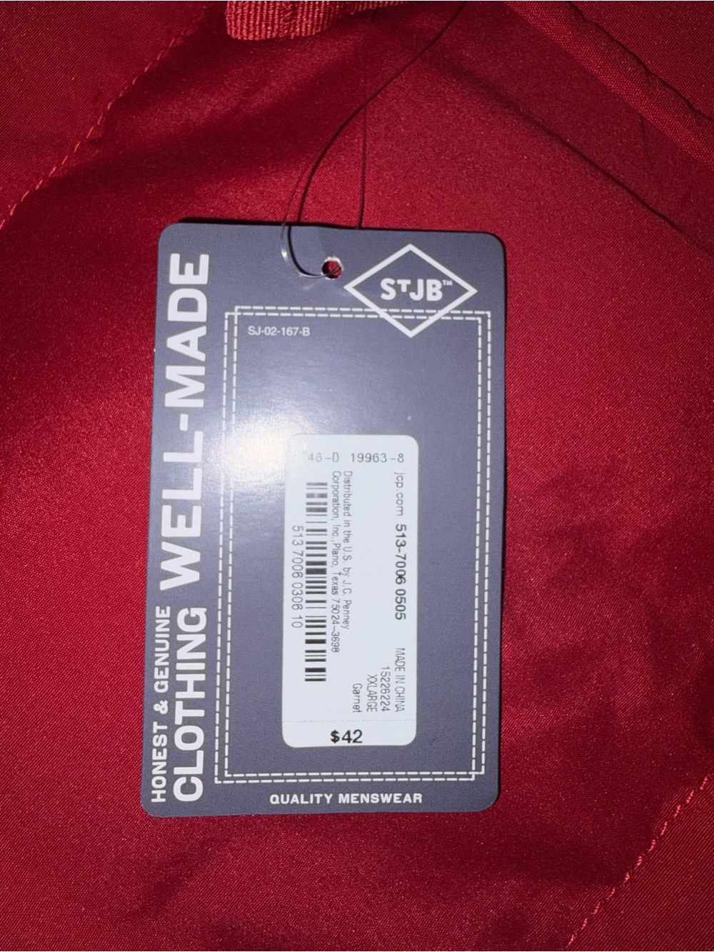St. John's Bay Red Quilted Puffer Vest - Picture 4 of 4